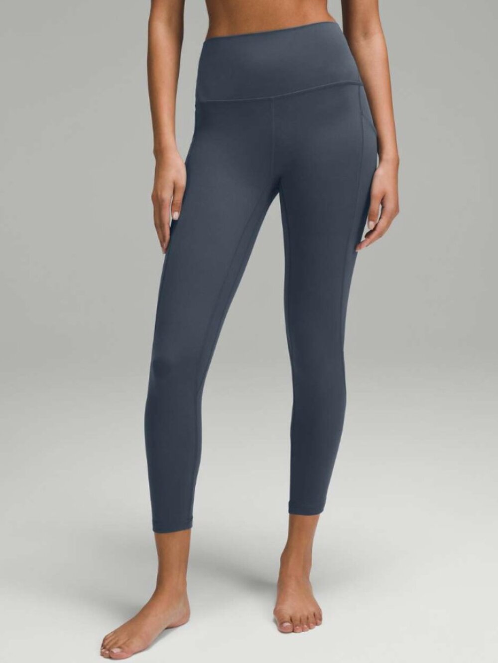 Lululemon Align High-Rise Pant 25" with Pockets Oil Grey Size 8